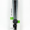 Qibbel Triobinder Eye con gancho 24+2x12 mm de piedra negra gris