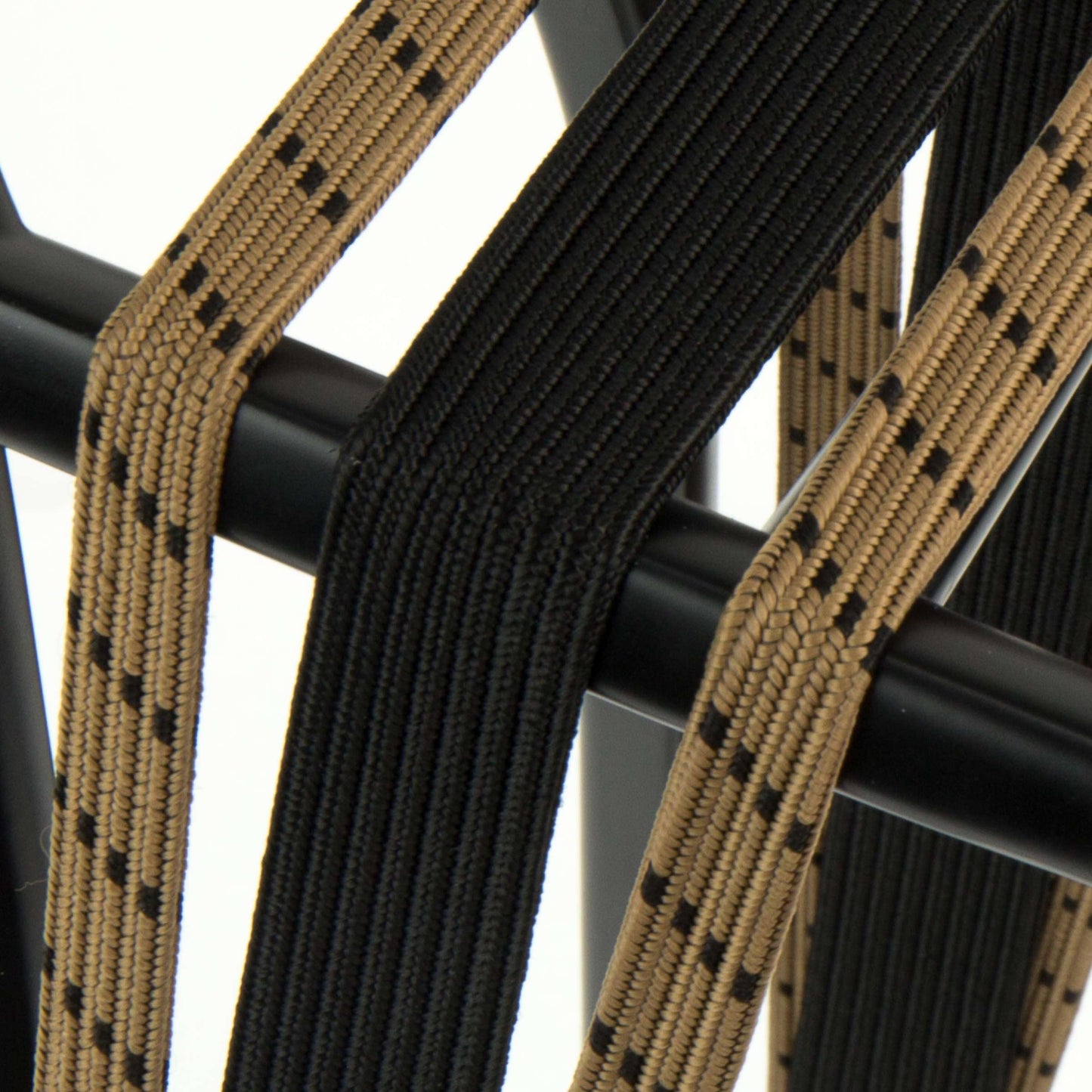 Qibbel Triobinder Eye con gancho 24+2x12 mm de chino negro