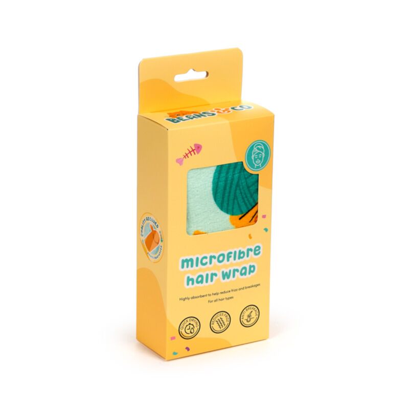 Fagioli co gatti asciugamano involucri per capelli in microfibra
