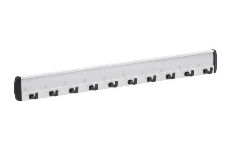 Metafranc kapstok 10 haken zwart w - wu0261100