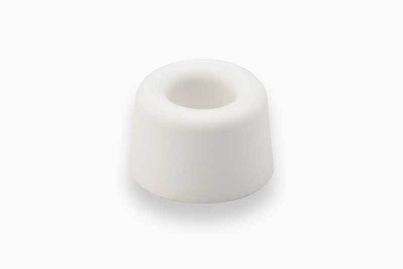Metafranc deurstop 30mm wi 2st w - wu0431636