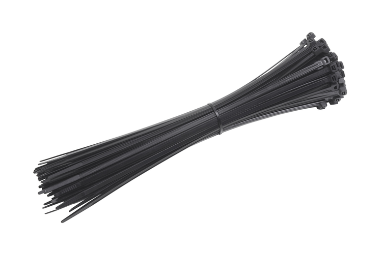 Meister kabelbinder 150x3.6mm zw 25st - wu7452160