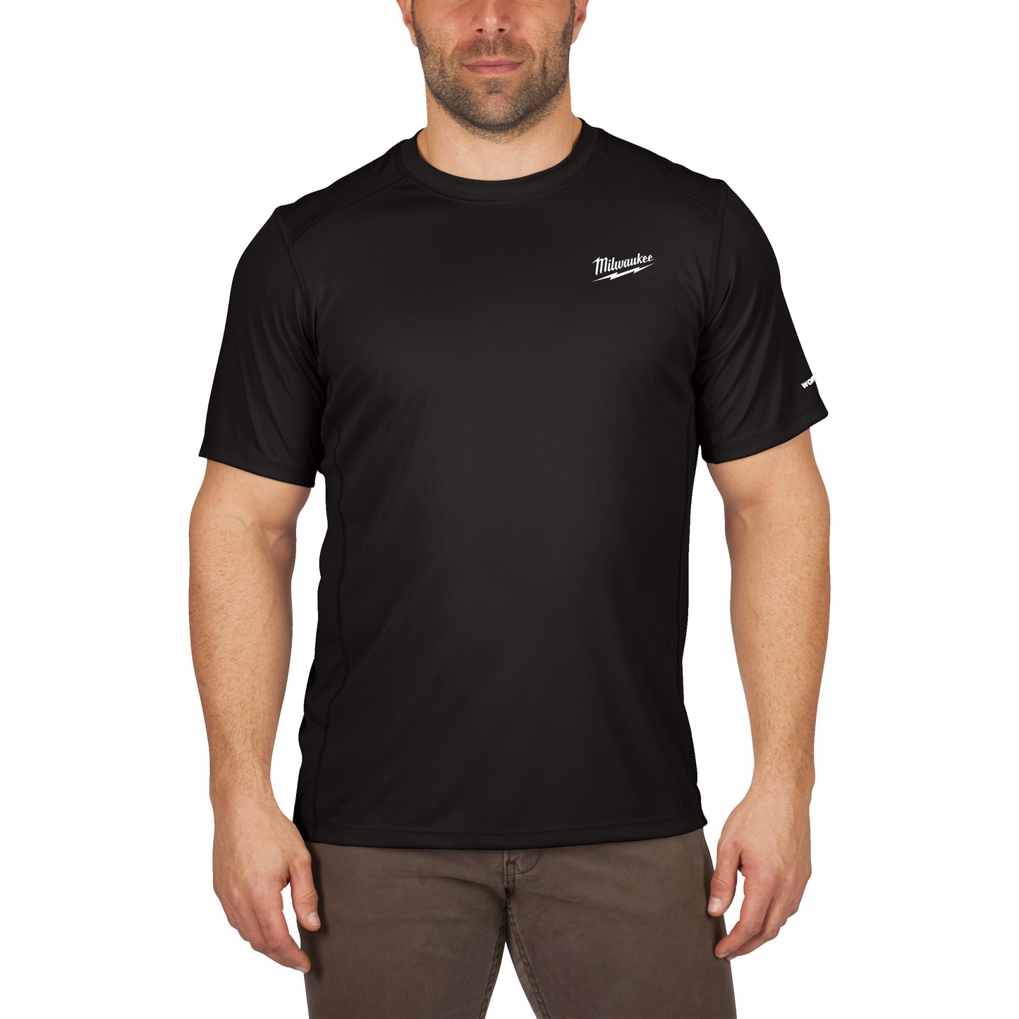 Milwaukee ww ss bl m camiseta workskin™ clima cálido manga corta negro m - 4932493064