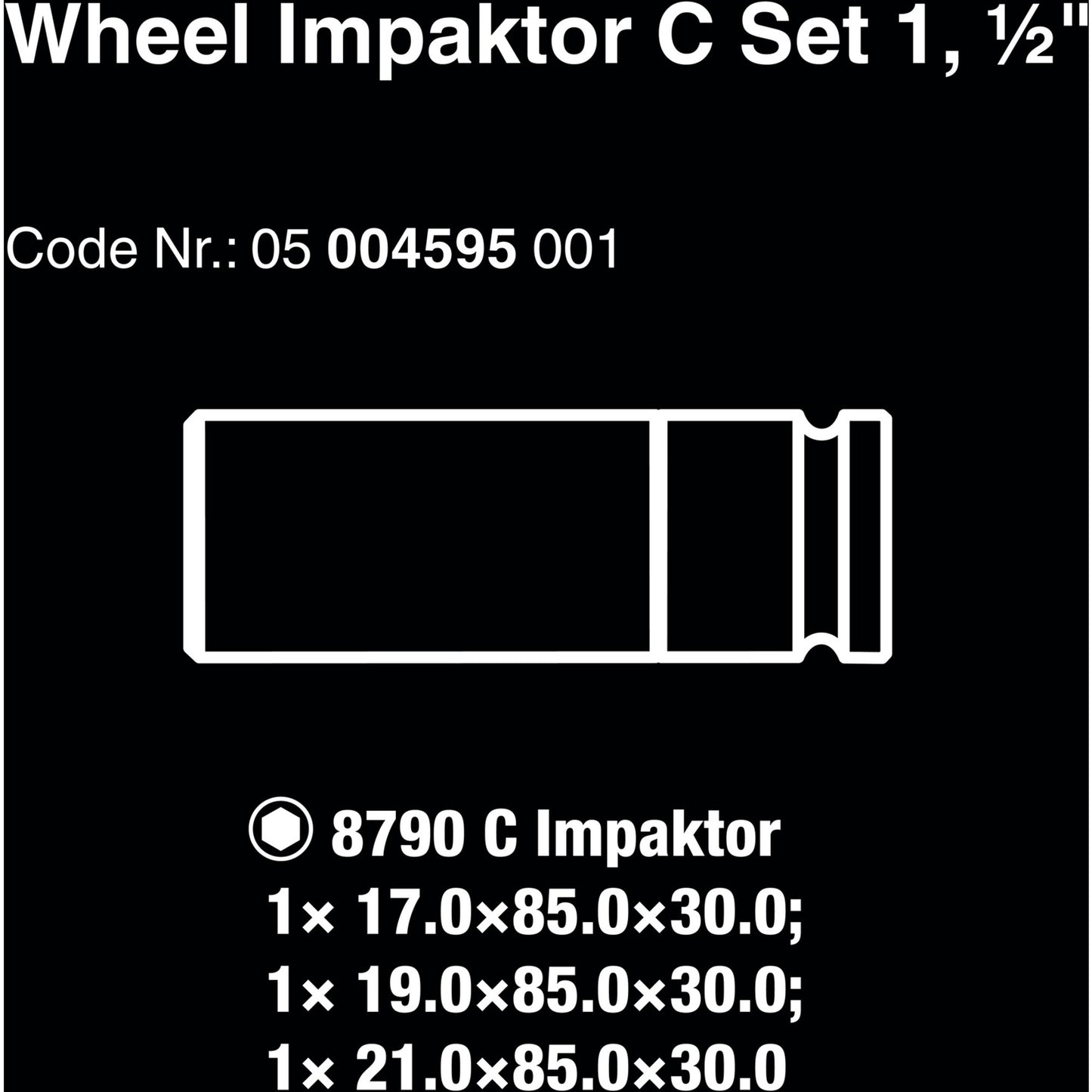 Wera Wheel Impactor C Set 1