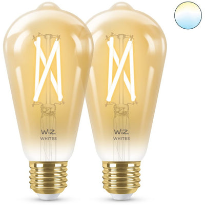 Wiz Filament Amber ST64 E27 X2