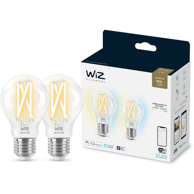 Wiz Filament trasparente A60 E27 X2