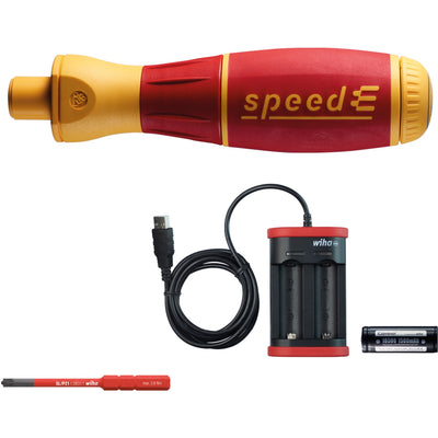 Wiha e-s-striwdriver StartSet SpeedE I Electric. 4-D