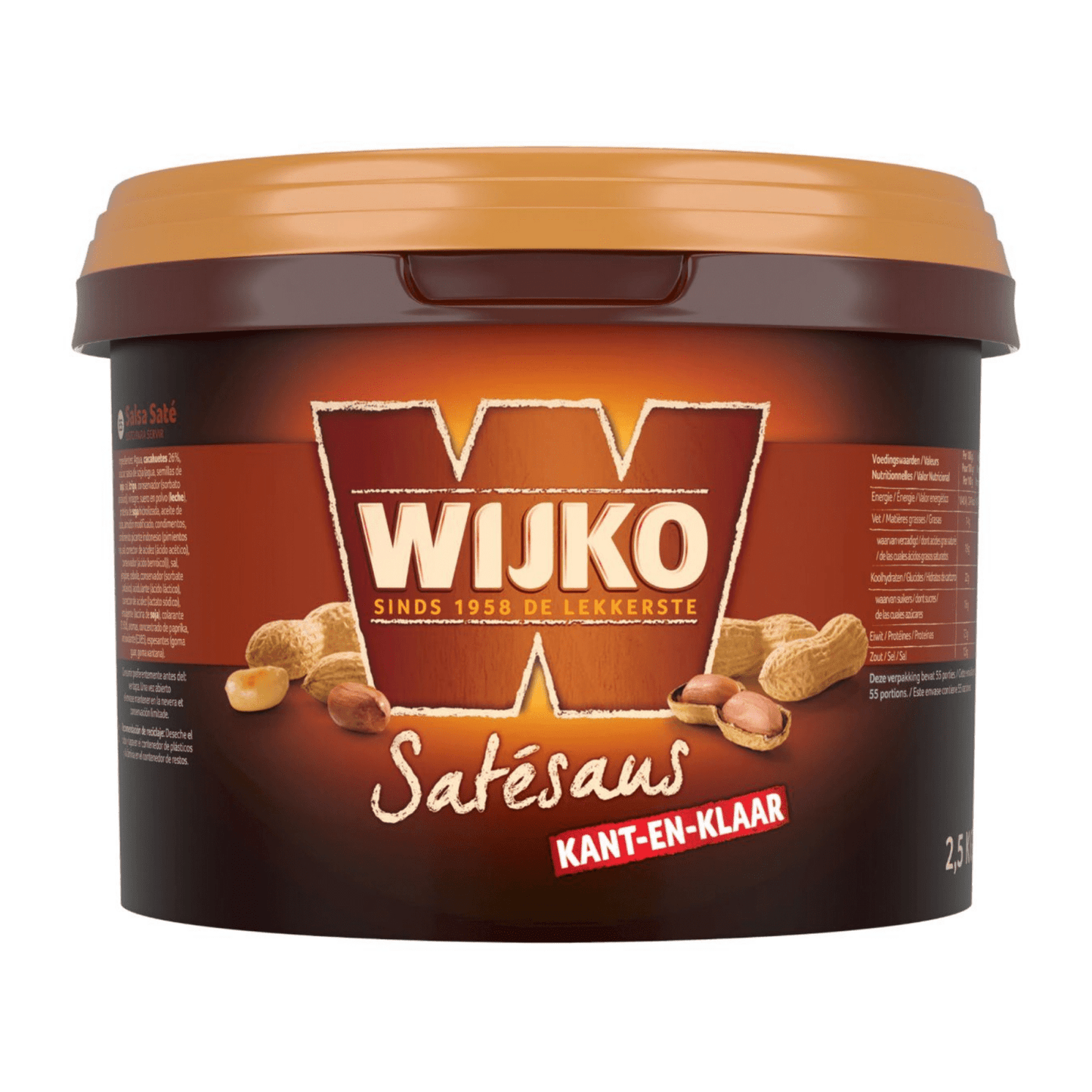 Salsa satay Wijko pronta all'uso (2,5kg)
