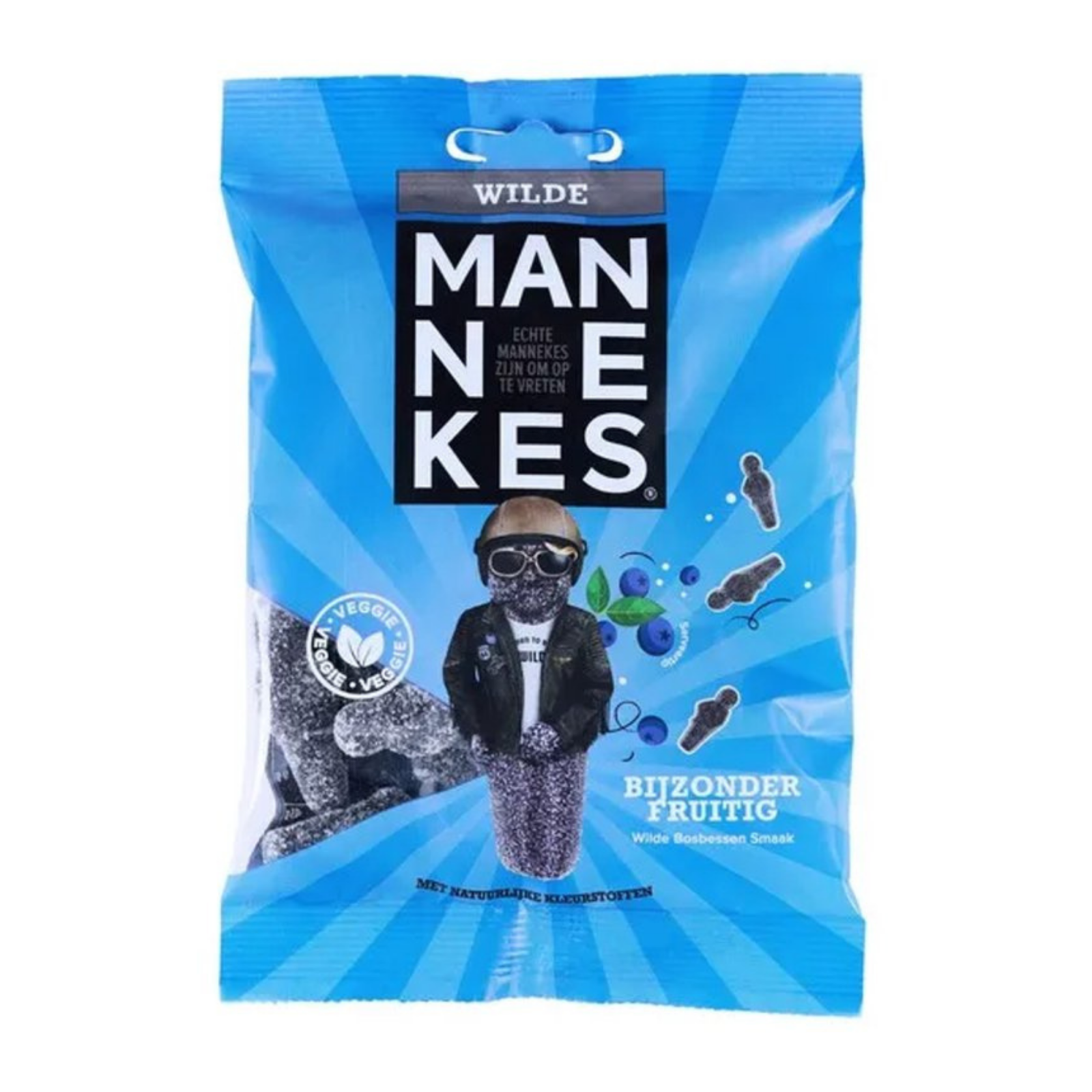 Echte mannekes wilde mannekes zakje (25x 100 gr)