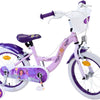 Wish Wish Kinderfiets Girls Girls da 16 pollici viola due freni a mano
