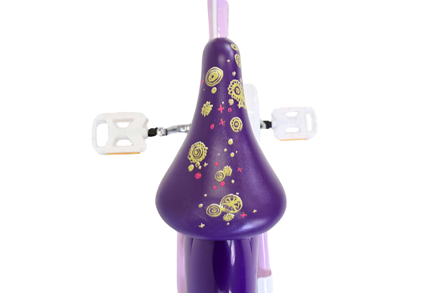 Wish Wish Kinderfiets Girls Girls da 16 pollici viola due freni a mano