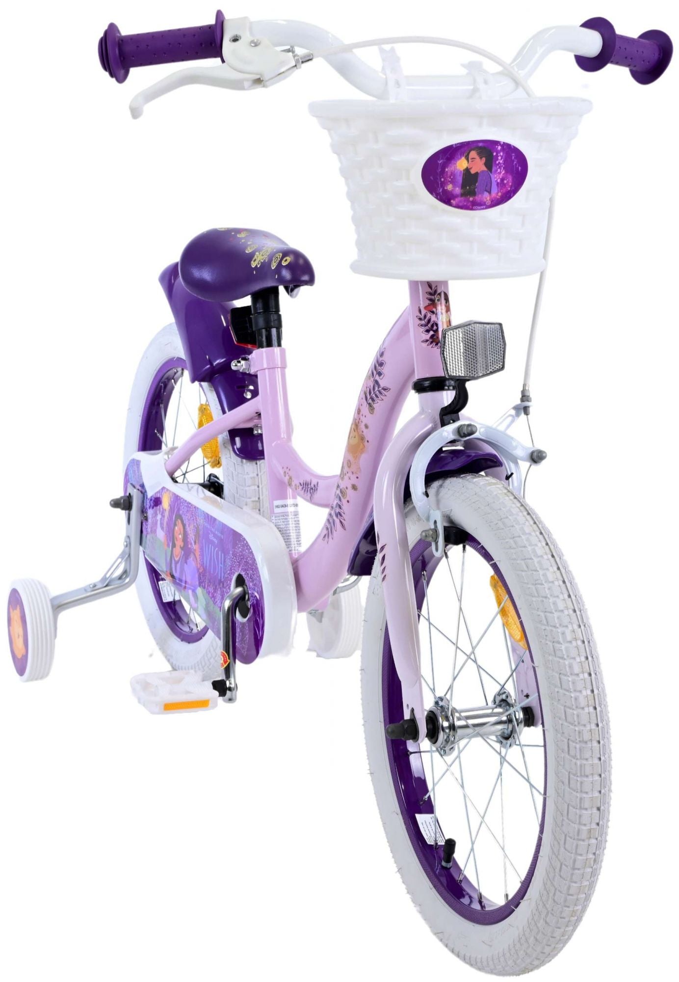 Wish Wish Kinderfiets Girls viola da 14 pollici