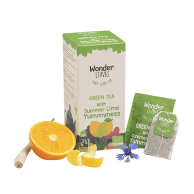 Wonder leaves organic ft green tea lime (25x 1.8gr)