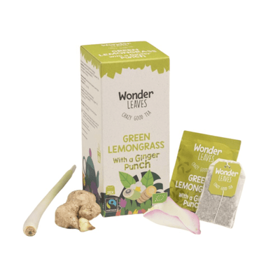 Wonder leaves organic ft lemongrass ginger (25x 1.8 gr)