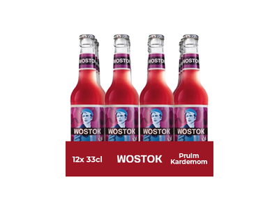 Wostok ciruela cardamomo botella ecológica (12x 33cl)