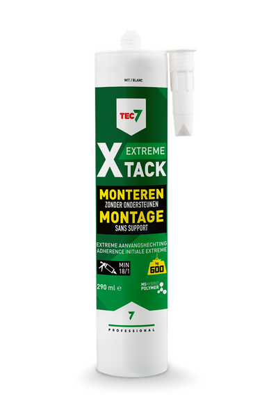 Kit montaggio rapido cartuccia x-tack Tec7 290ml bianco - 534525000