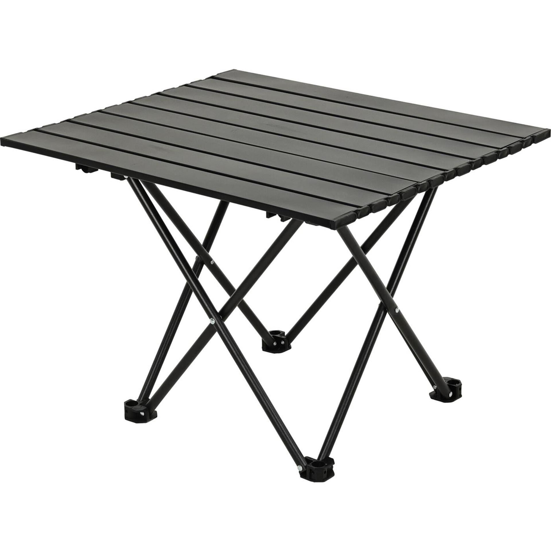 Redcliffs mesa de camping metal negro 56x40x46cm