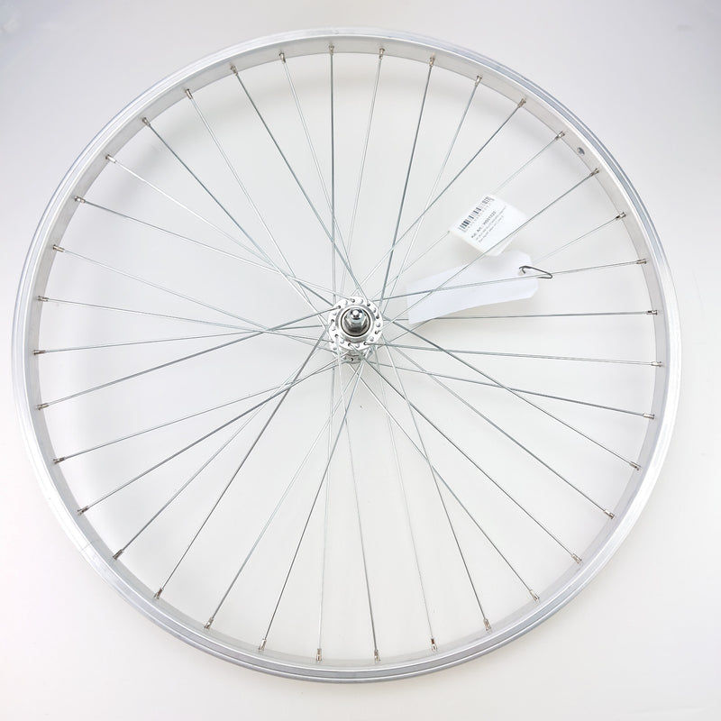 Rueda delantera 26x1 3 8 Alu Silver Blank