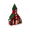 Kerstmis kerk led decoratie