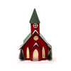Kerstmis kerk led decoratie