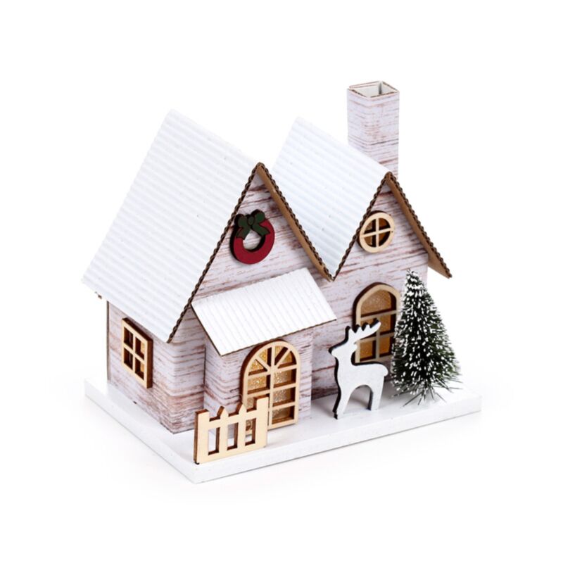 Decorazione a LED di Zilverberk Double Front Christmas House