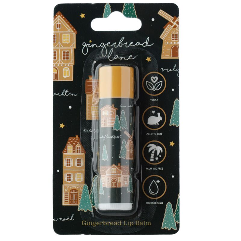Gingerbood Houses Ginger Lane Bálsamo labial de Navidad - galletas navideñas