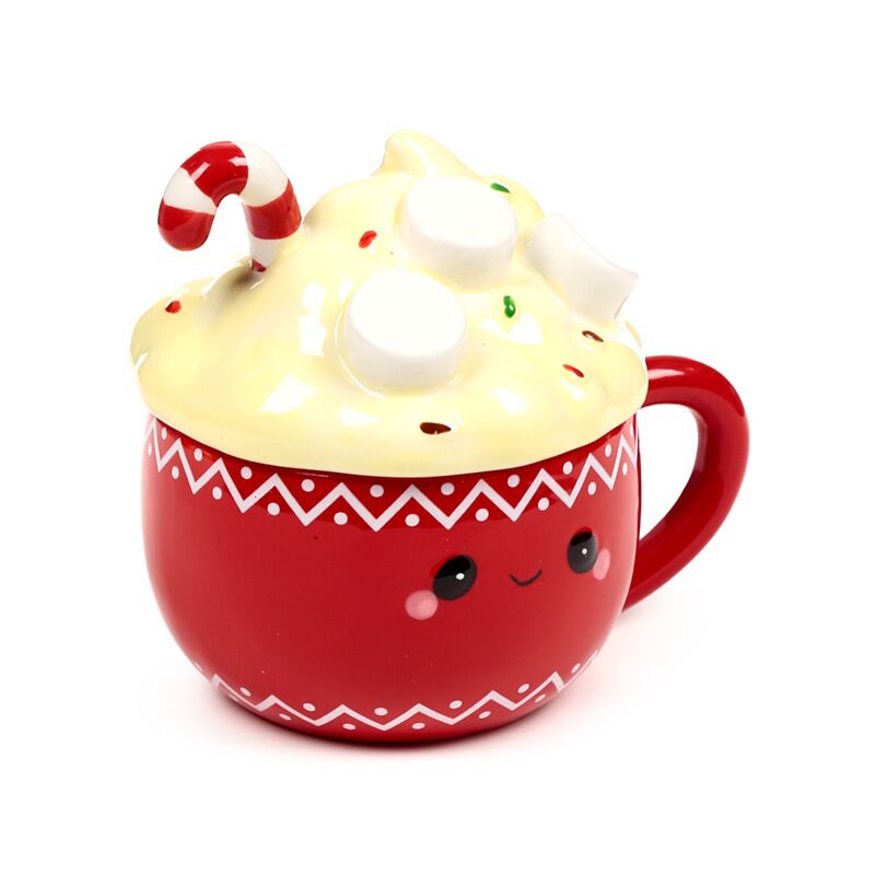 Coperchio della tazza per buongustai di cioccolata calda