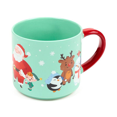 Jingle kerstmis large porselein mok