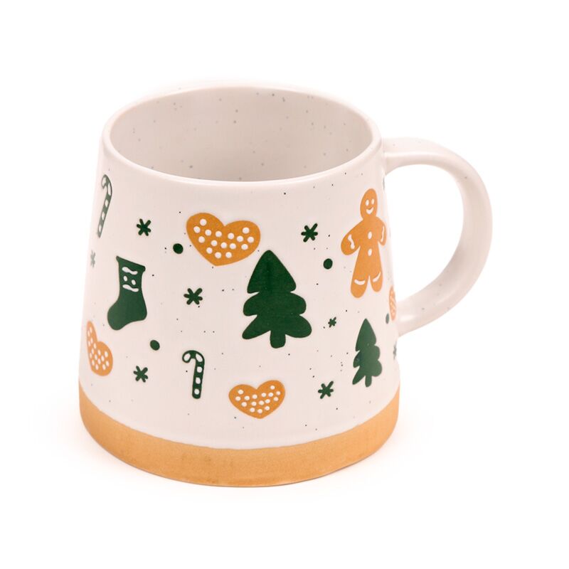 Tazza di gresminga di gingerbrood man tapse
