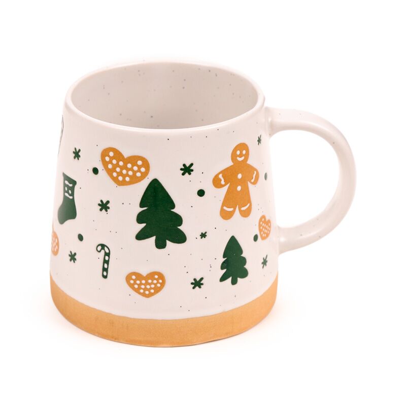 Tazza di gresminga di gingerbrood man tapse