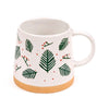 Pine Branch Berries Tapse Stonware Taza