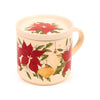Set di tazze di porcellana di natale botanica