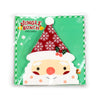 Navidad Santa Santa Pack de 12 Feestervets de papel de 3 capas