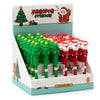 Feestelijke kerstmis pvc pen - blauw