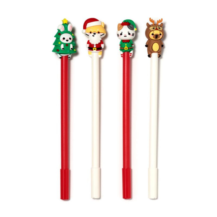 Kerstmis adoramals fijnschrijver pen - zwart