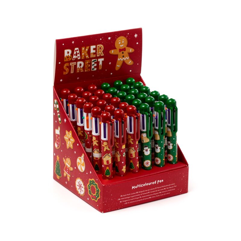 Christmas Baker Street Penna multi -colorata (6 colori)