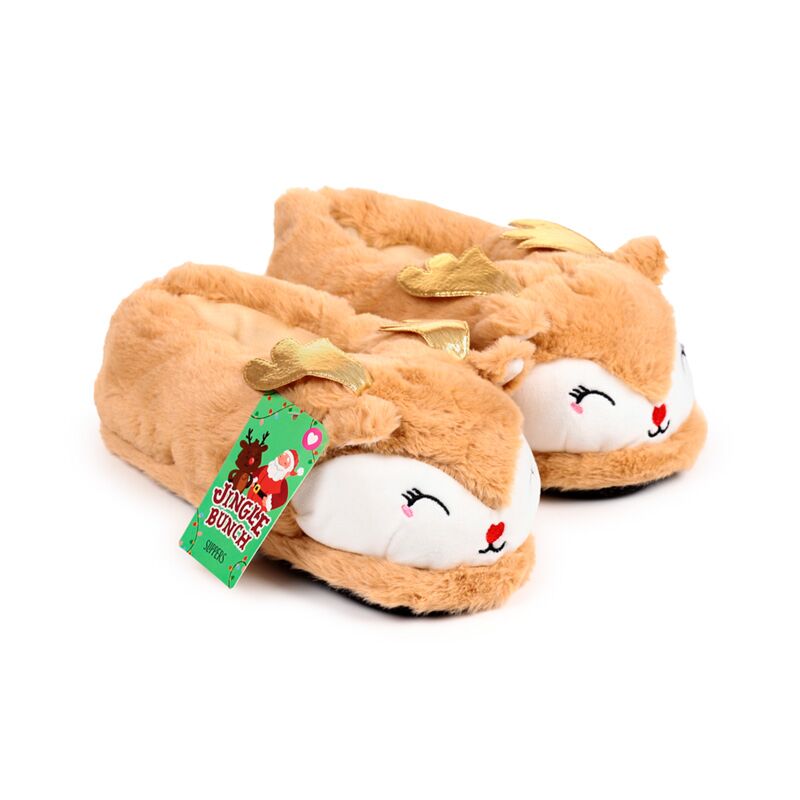 Pantuflas Jingle Christmas Reno (unisex talla única)