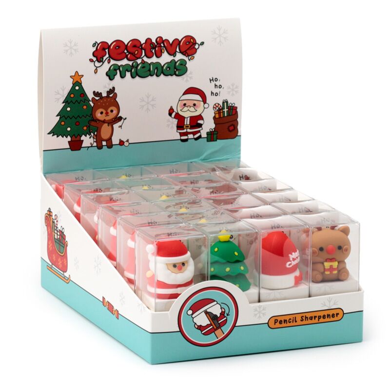Grinder de lápiz de Navidad festivo
