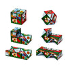 Toyadores de cubo de rompecabezas de adoración navideña
