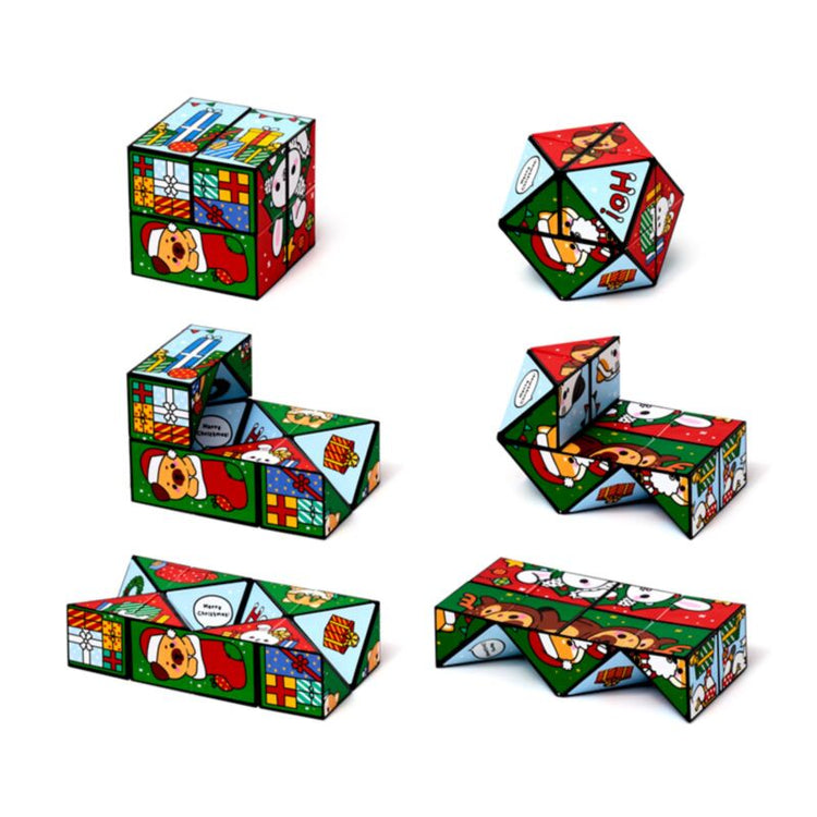 Giocattoli per cubo puzzle adoramali di Natale