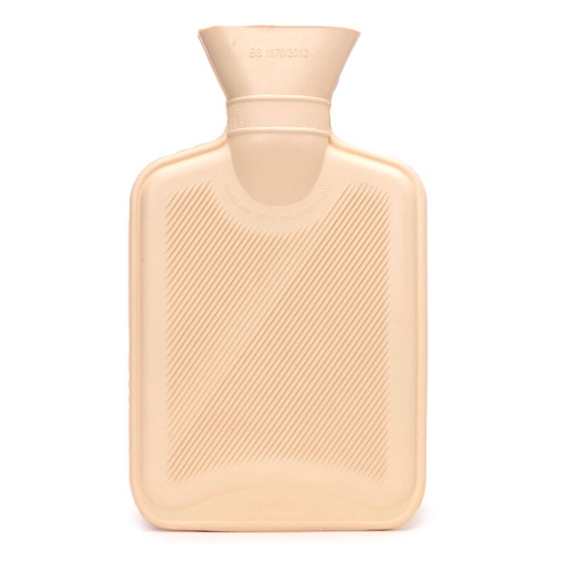 Kerstman warmwaterkruik650ml pluche hoes