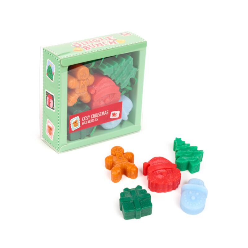 Set di jingle di Natale di 5 cerame formate