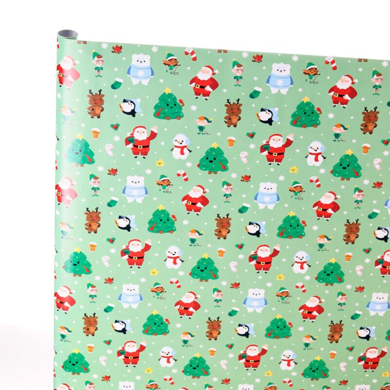 Natale Jingle Bunch 3m Gift Tail Rol