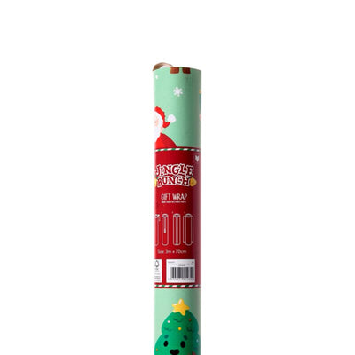Natale Jingle Bunch 3m Gift Tail Rol