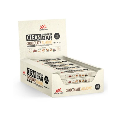 Xxl nutrition clean protein bar choco almond (16x 45 gr)
