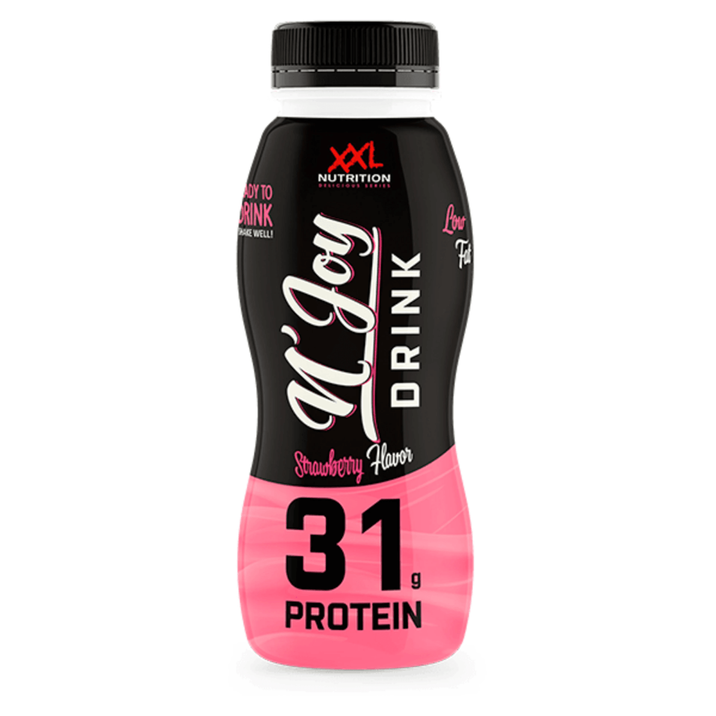 Botella pet xxl nutrición n'joy bebida proteica fresa (6x 310ml)