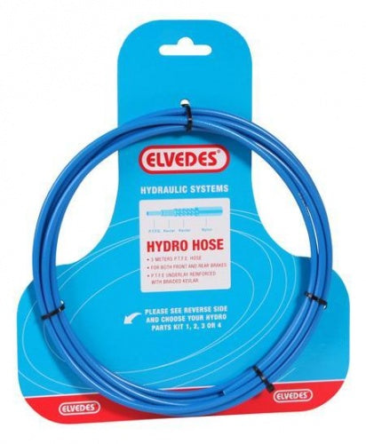 Elvedes Hydraulische leiding met PTFE voering en kevlar protectie blauw (3 meter op kaart)