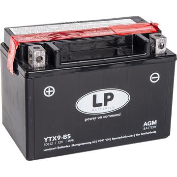 Landport accu ltx9-bs ytx9-bs agm o.a. zip 4-takt