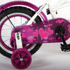 Volare Heart Cruiser Kinderfiets - Meisjes - 12 inch - Wit Paars