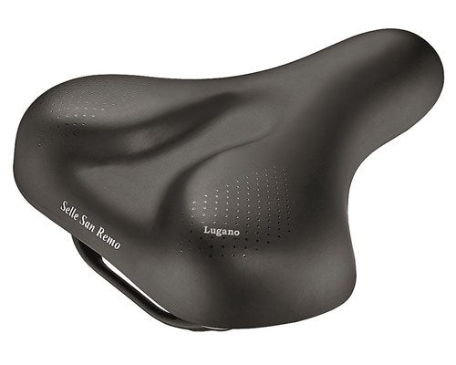 Saddle Selle San Remo Lugano Vacuum handle Black (Card)